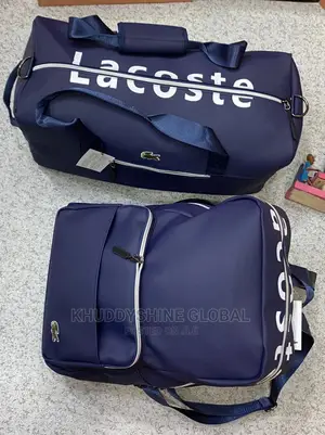 Real Luxury Lacoste and Louis Vuitton Duffle Bag and Backbag