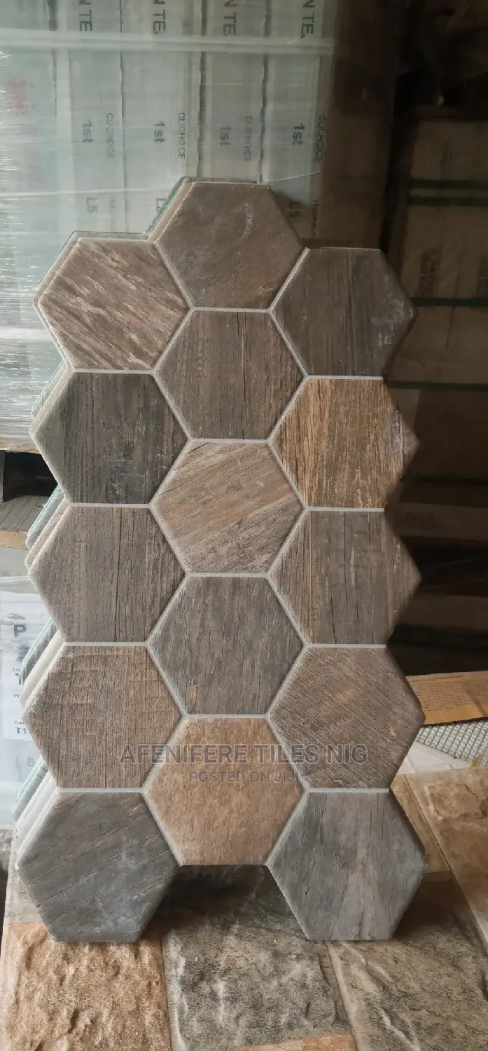 Internal and External Hexagon Wall and Floor Tiles