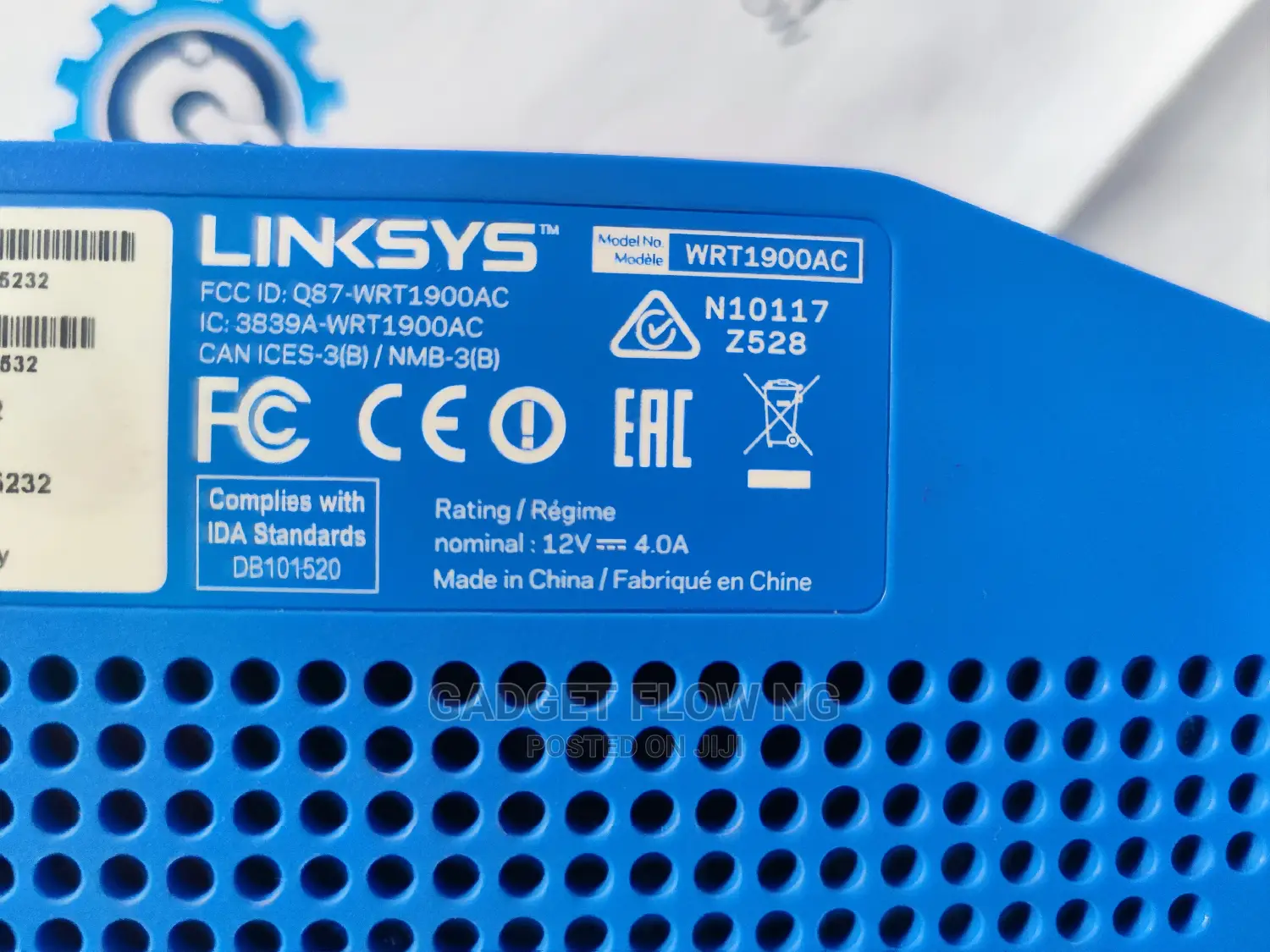 Linksys WRT1900AC Wireless Router Wifi