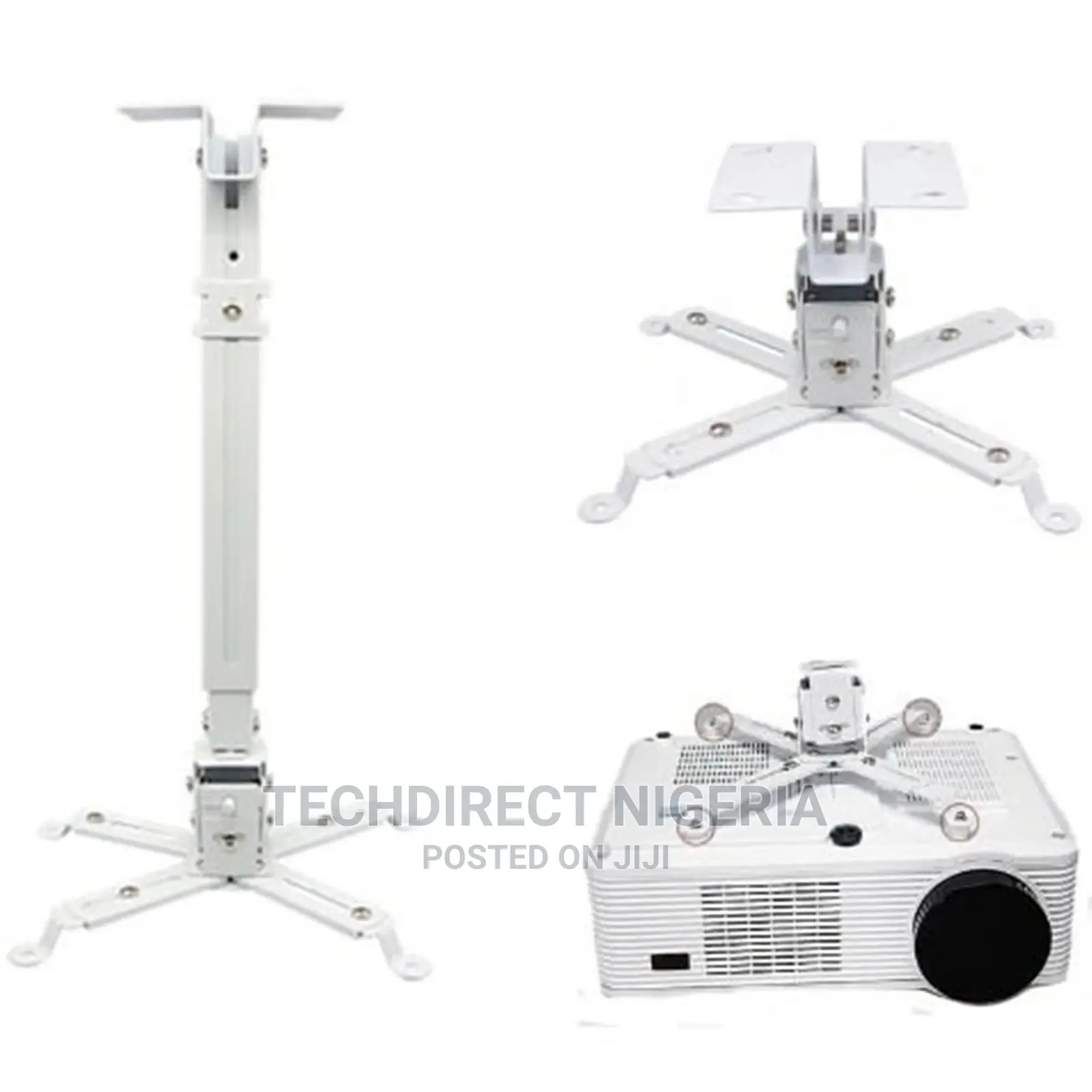 Smaat 43 – 65cm Universal Projector Ceiling Mount – White