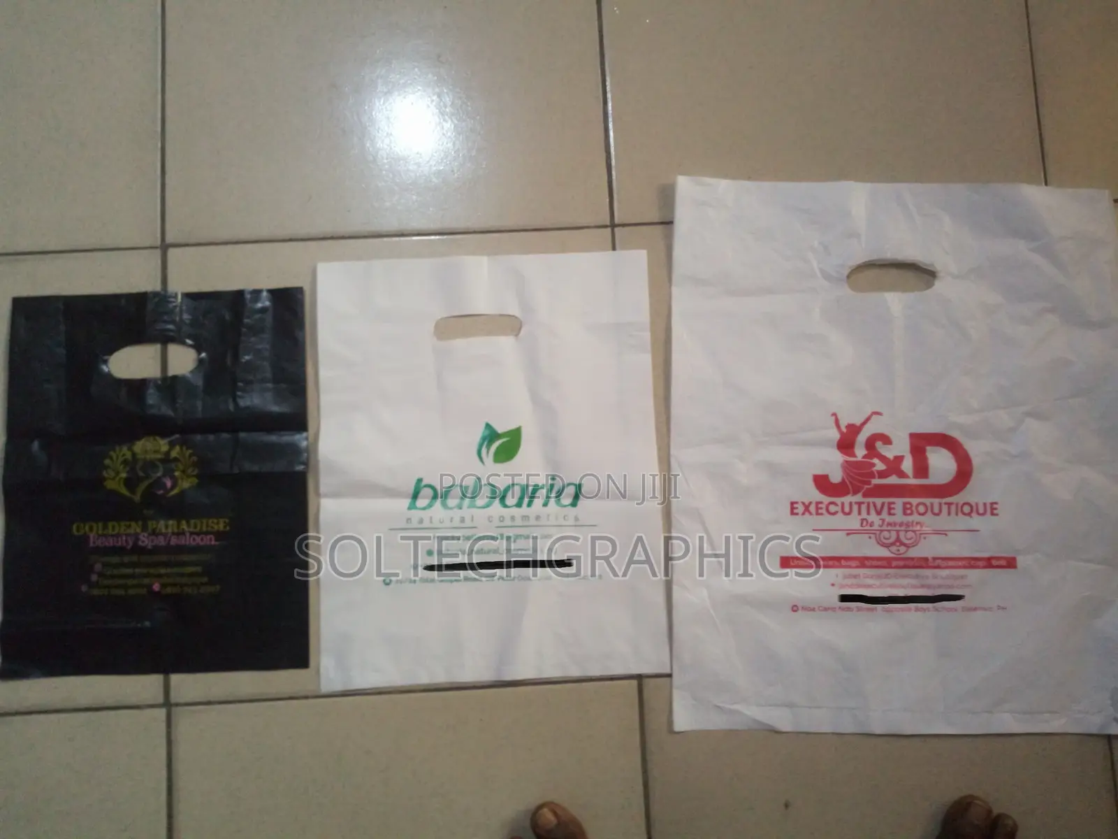 Customized Nylon, Paper Bags, Handfan