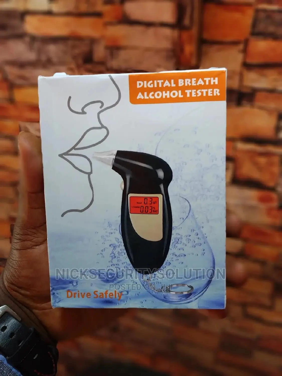 Digital LCD Alcohol Tester Breathalyzer Detector
