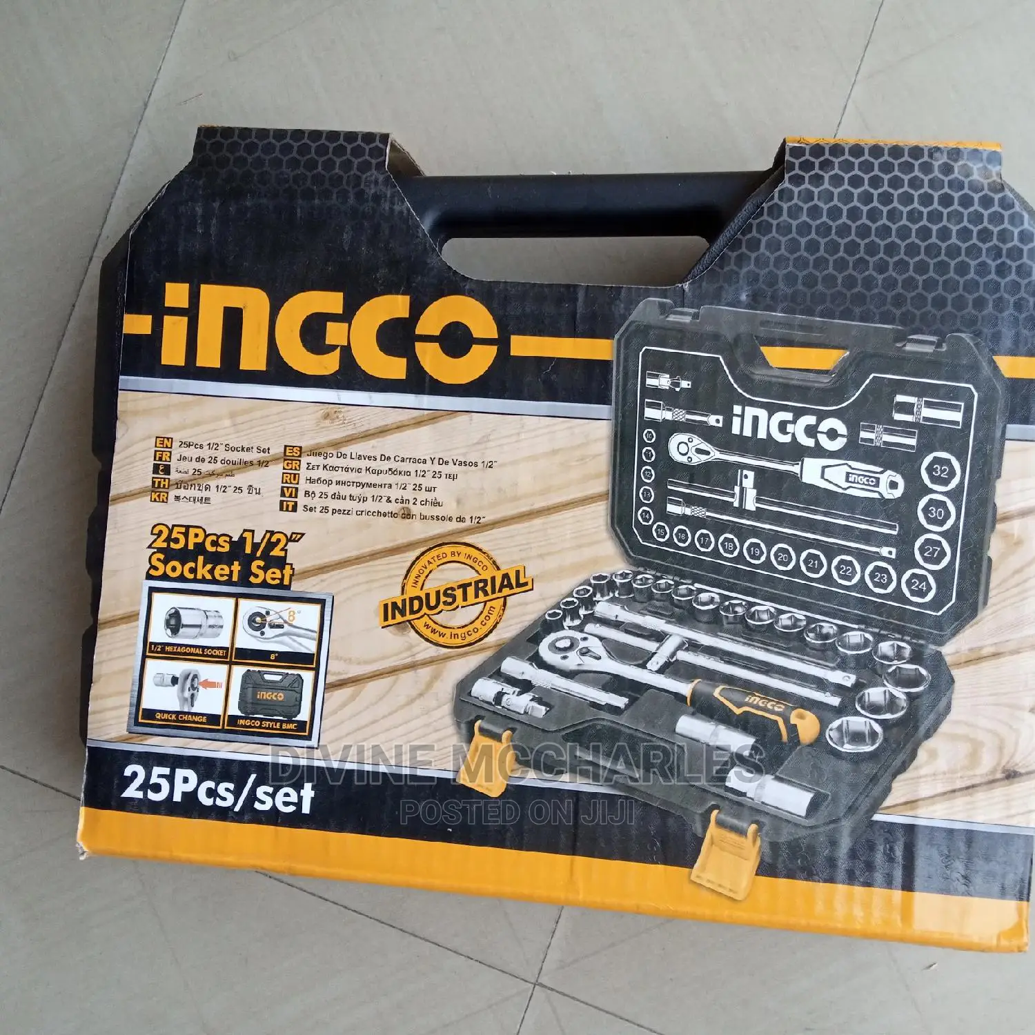 25pcs INGCO Socket Wrench Set