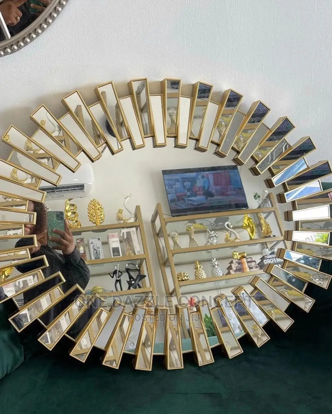 Oval Shaped Mirror