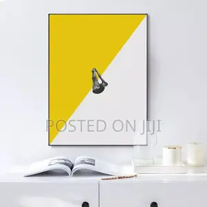 Abstract Diving Posture Canvas Painting