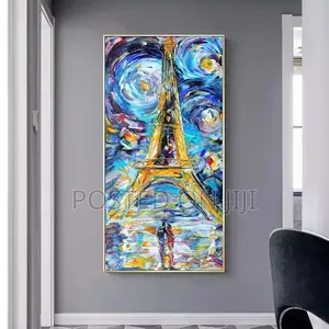 Tower of Paris Van Gogh Starry Night Oil Painting