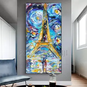 Tower of Paris Van Gogh Starry Night Oil Painting