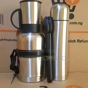 Children Steel Food Flask Set - 5 in 1 Set