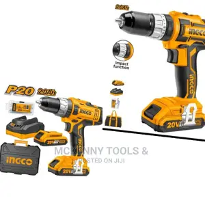 Ingco Lithium-Ion Impact Cordless Drill 20V