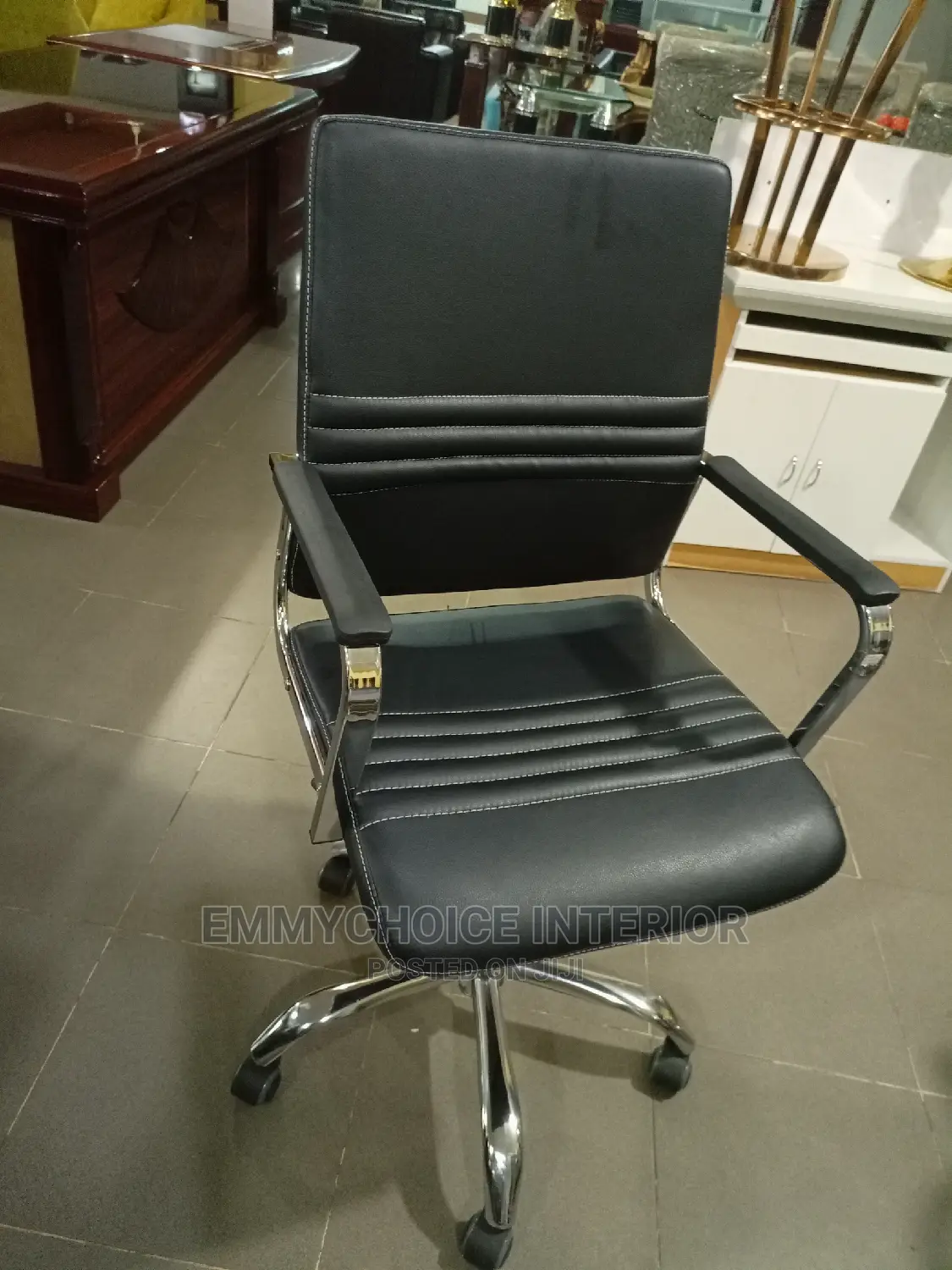 Office Swivel Chair Leather