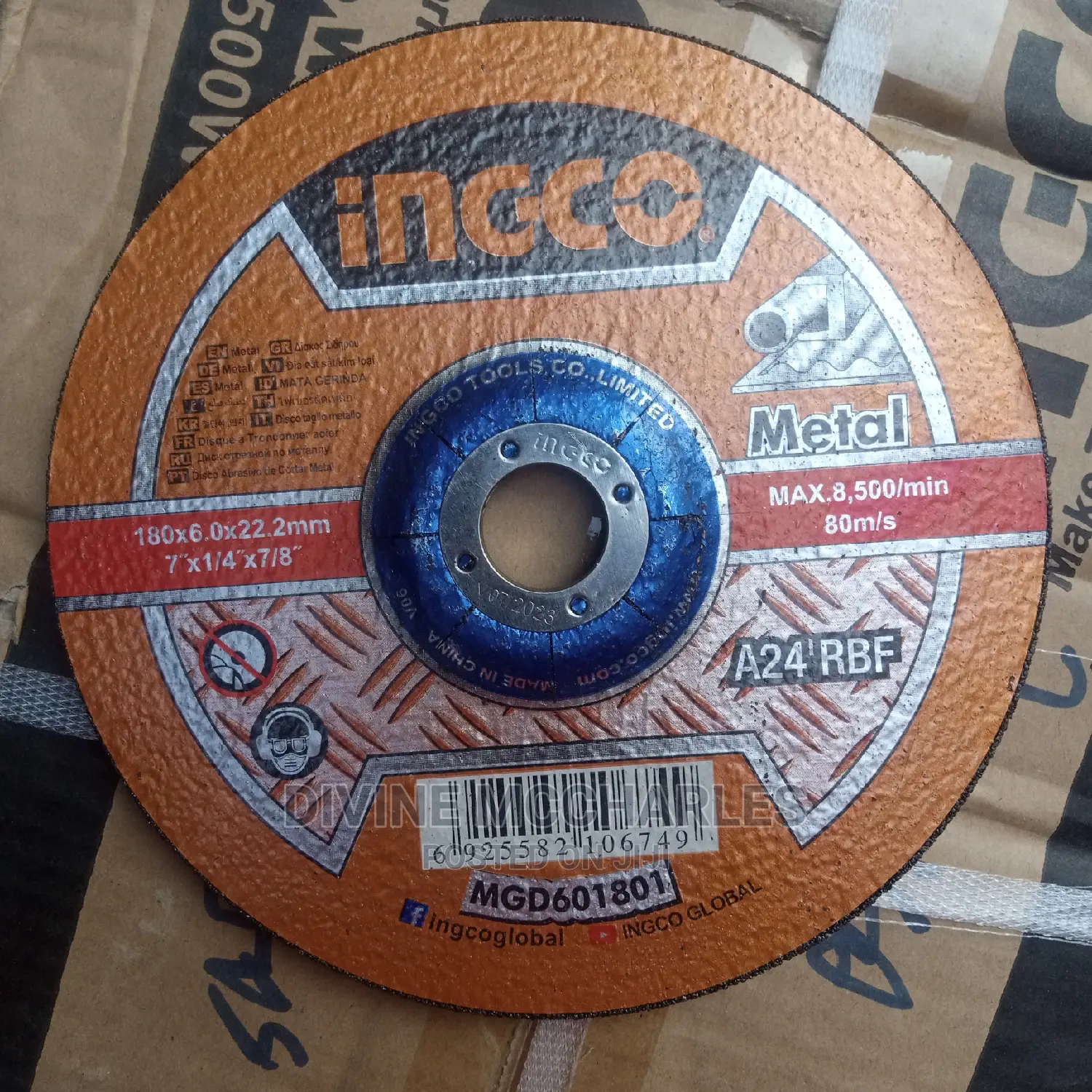 9" Ingco Cutting Disc