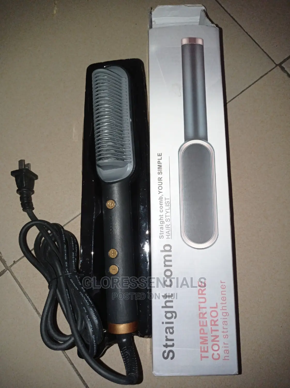 Straightener Comb. (Hot Comb)
