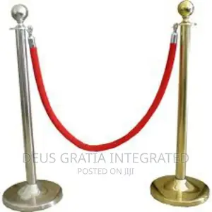 Bank Queue Security Control/Barrier/Stanchion With Rope