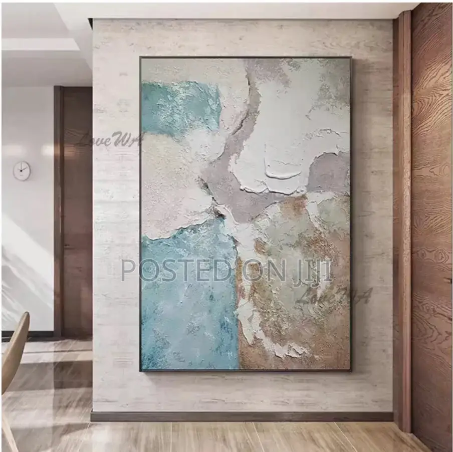 Modern Abstract Texture Acrylic Canvas Painting