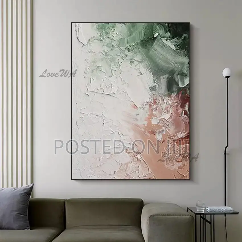 Modern Abstract Texture Acrylic Canvas Painting