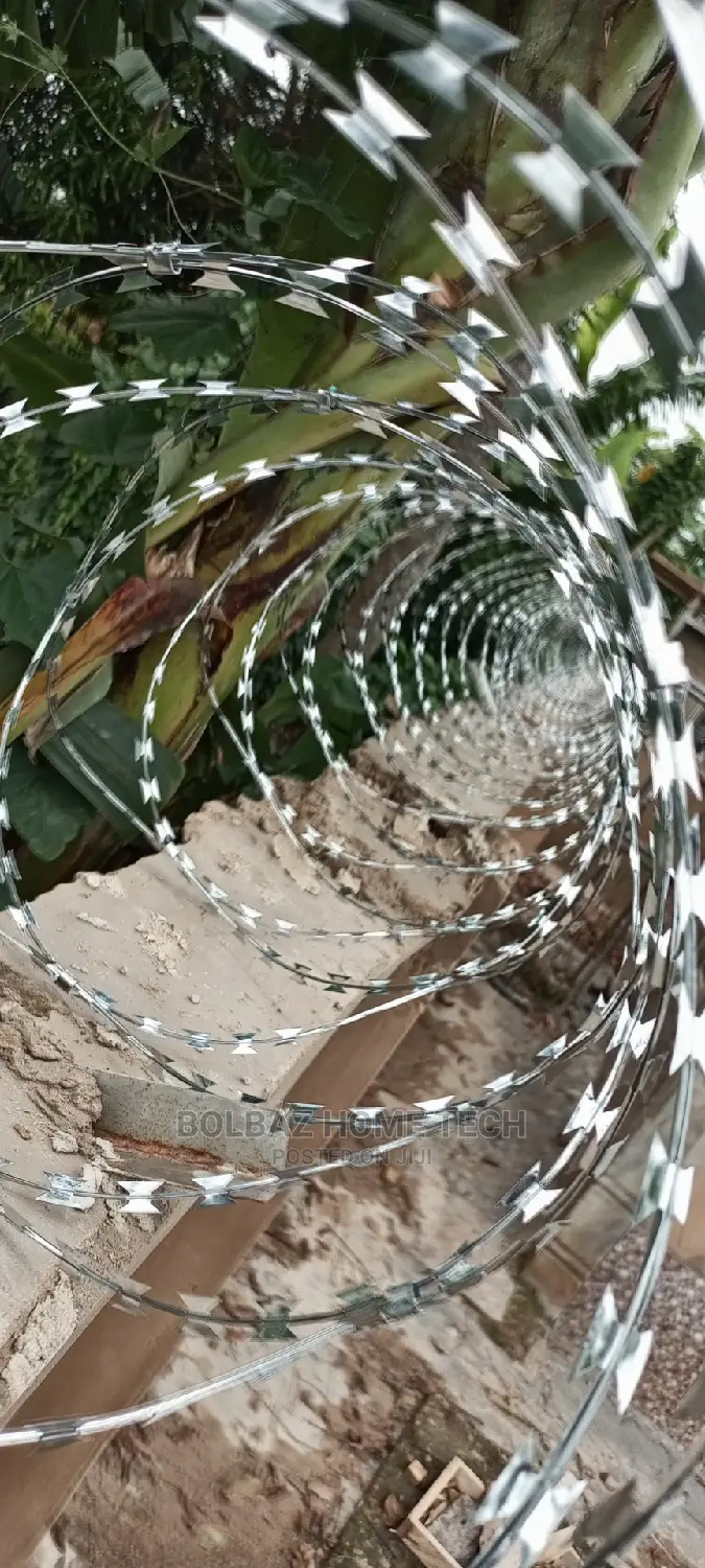 America Concertina Barb Wire; Pure Galvanized