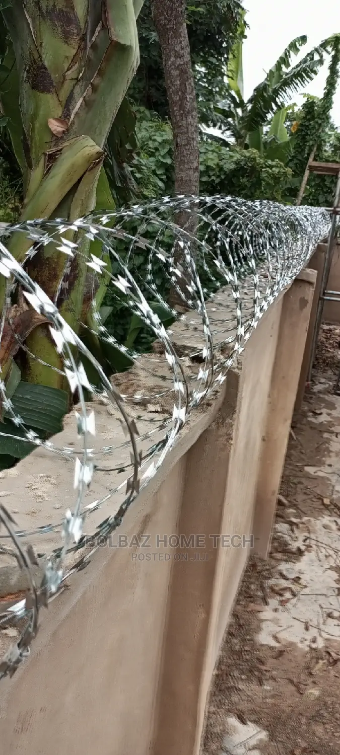 America Concertina Barb Wire; Pure Galvanized
