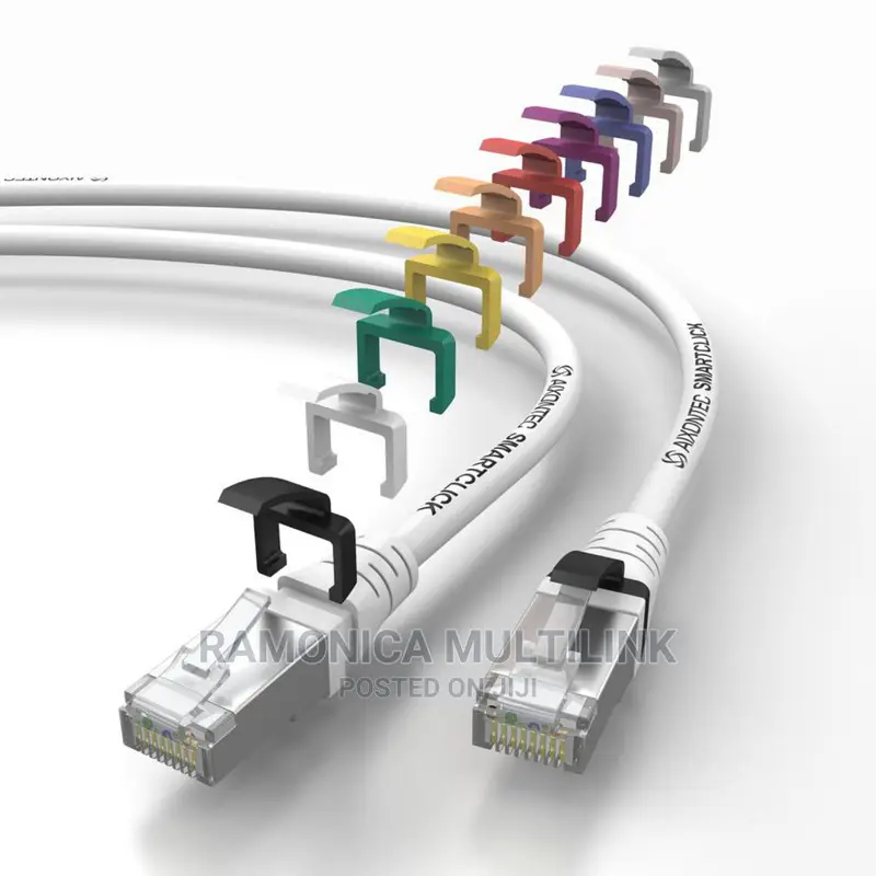 30m Cat6a Booted Shielded (STP) Network Patch Cable - Grey/W