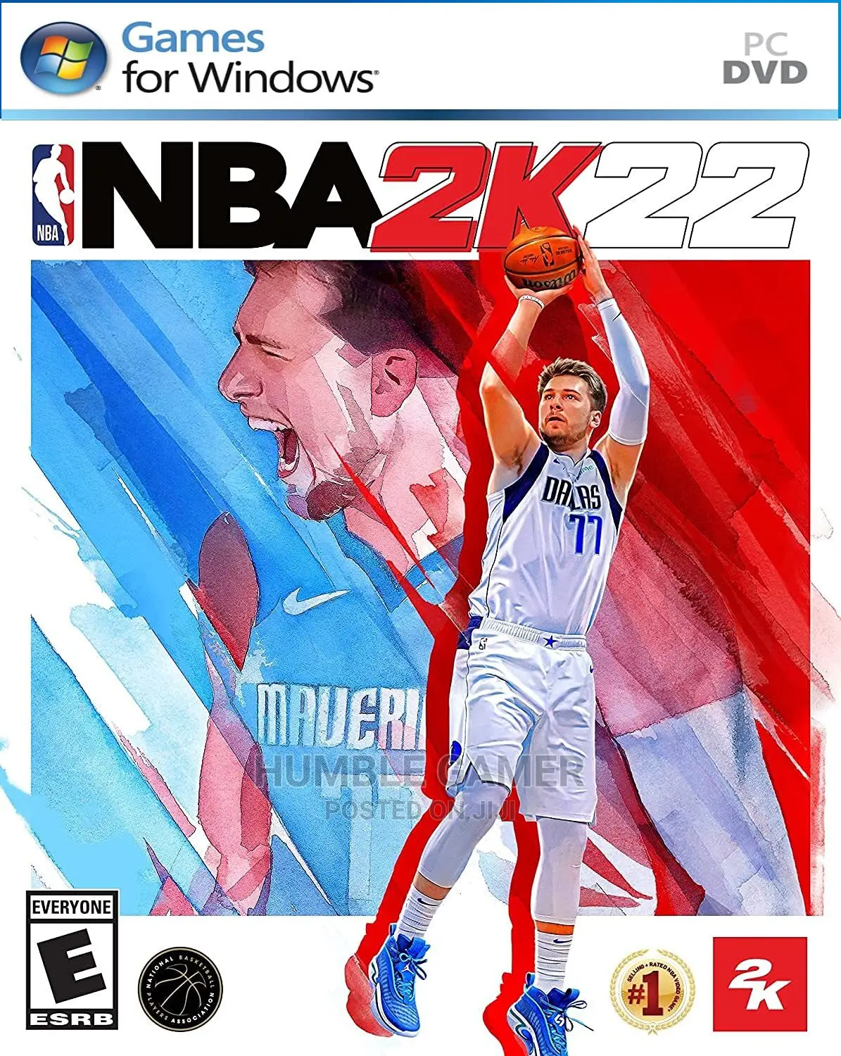 NBA 2K22: NBA 75th Anniversary Edition PC Game DVD Disk