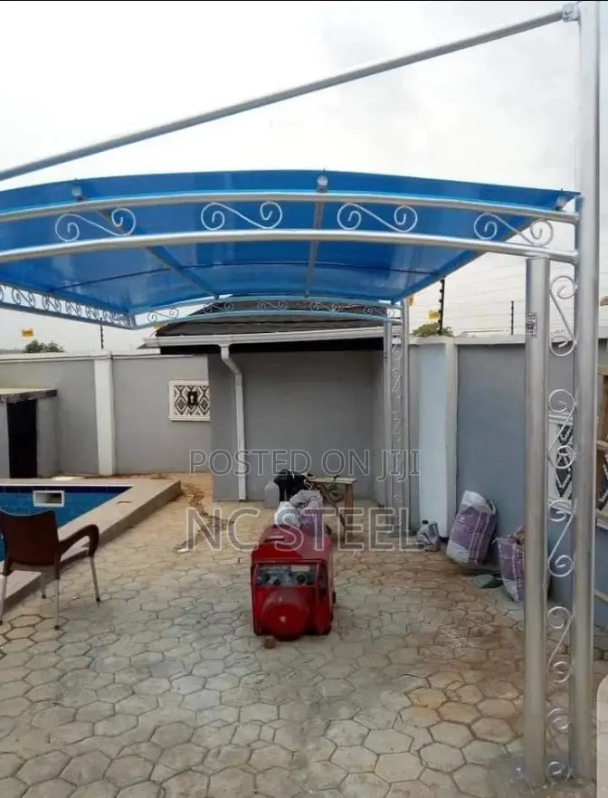 Single Modern Car Port