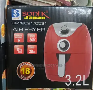 Sonik 3.2L Air Fryer With 360° Heating Rotating