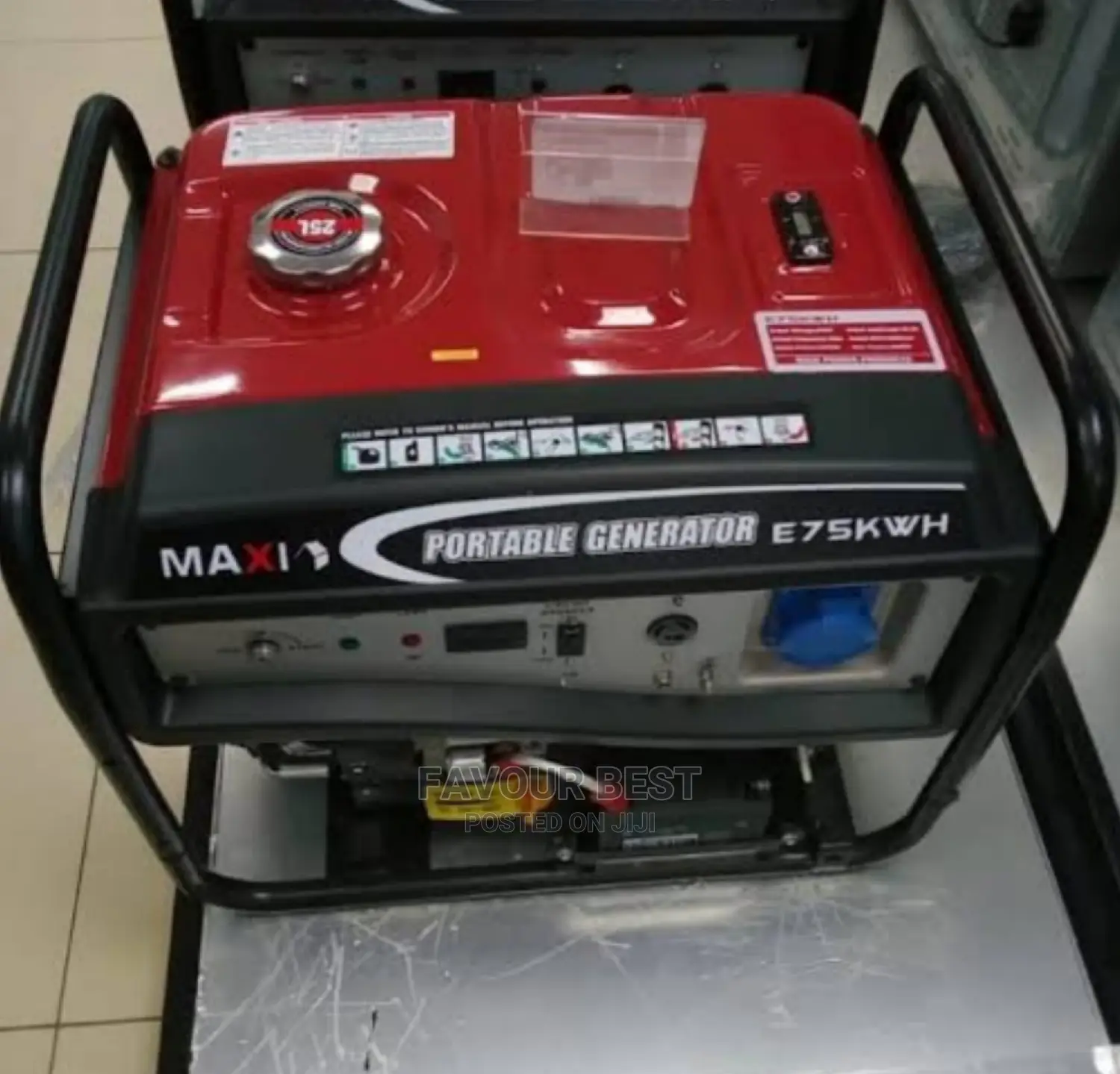 MAXI (E75KWH) Generator 9.3KVA Pure  Copper Key Starter