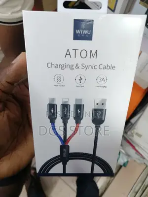 Wiwu ATOM Charging Synic Cable 3 in 1