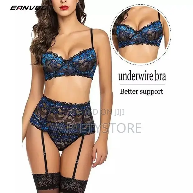 Sexy Bra Set Women Sexy Lace Embroidery Lingerie for sale