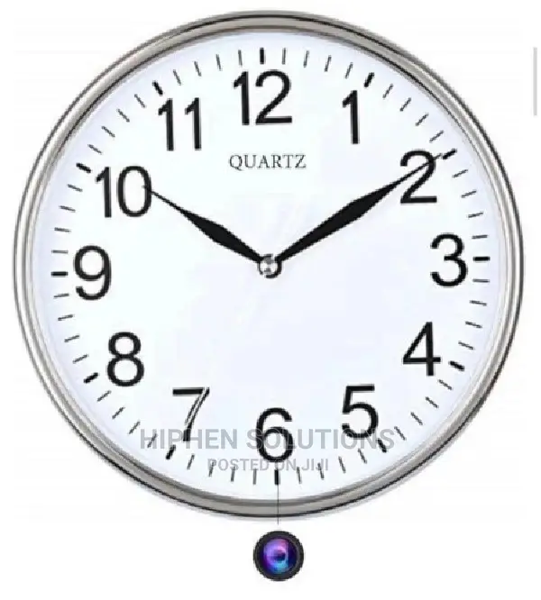 Wall Clock Camera Remotely Accessible