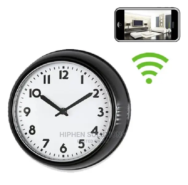 Wall Clock Hidden Wifi Camera