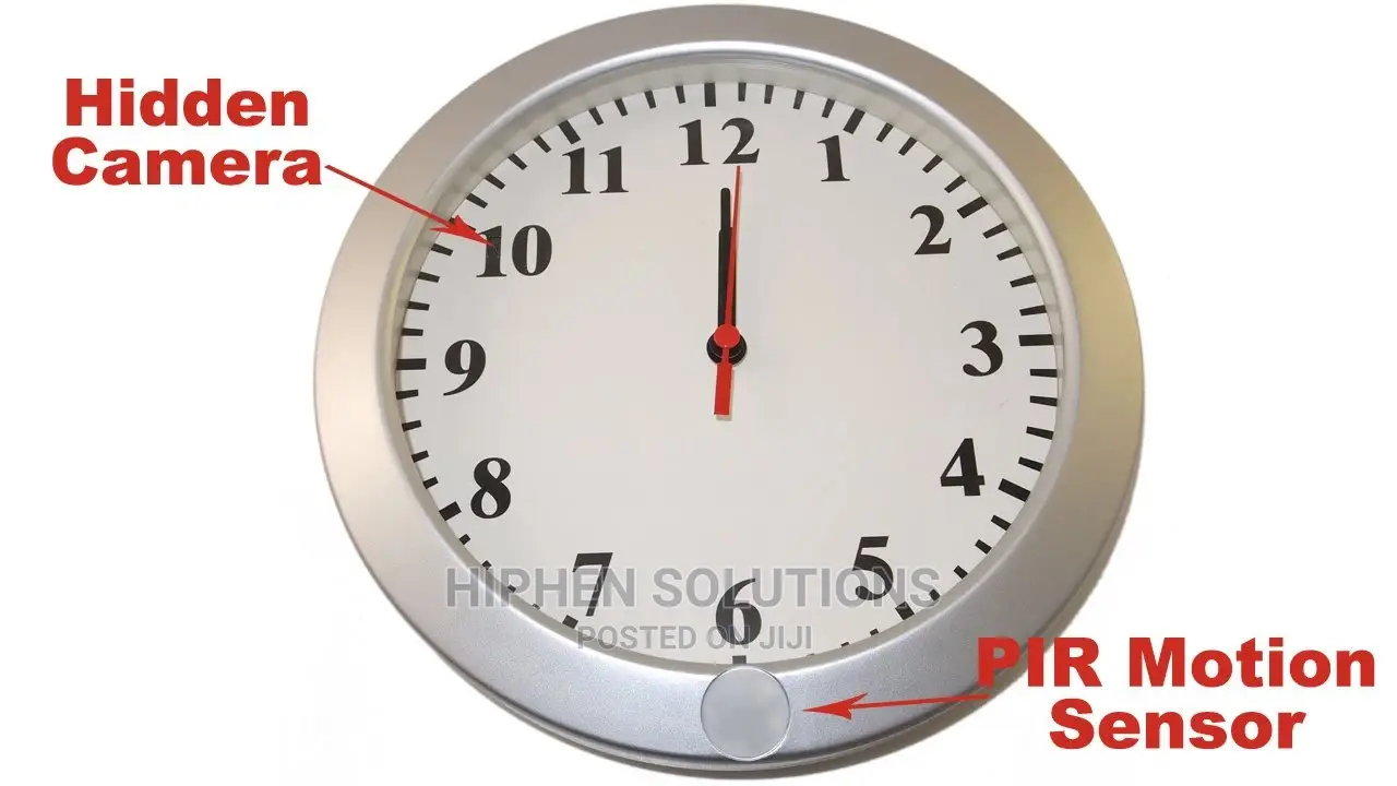 Wifi Wall Clock Spy Camera