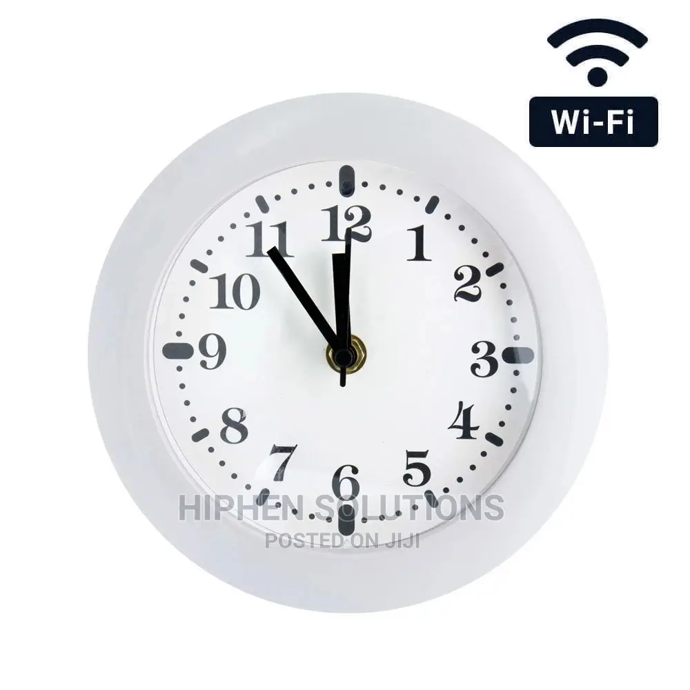 Wall Clock Hidden Camera Resolution