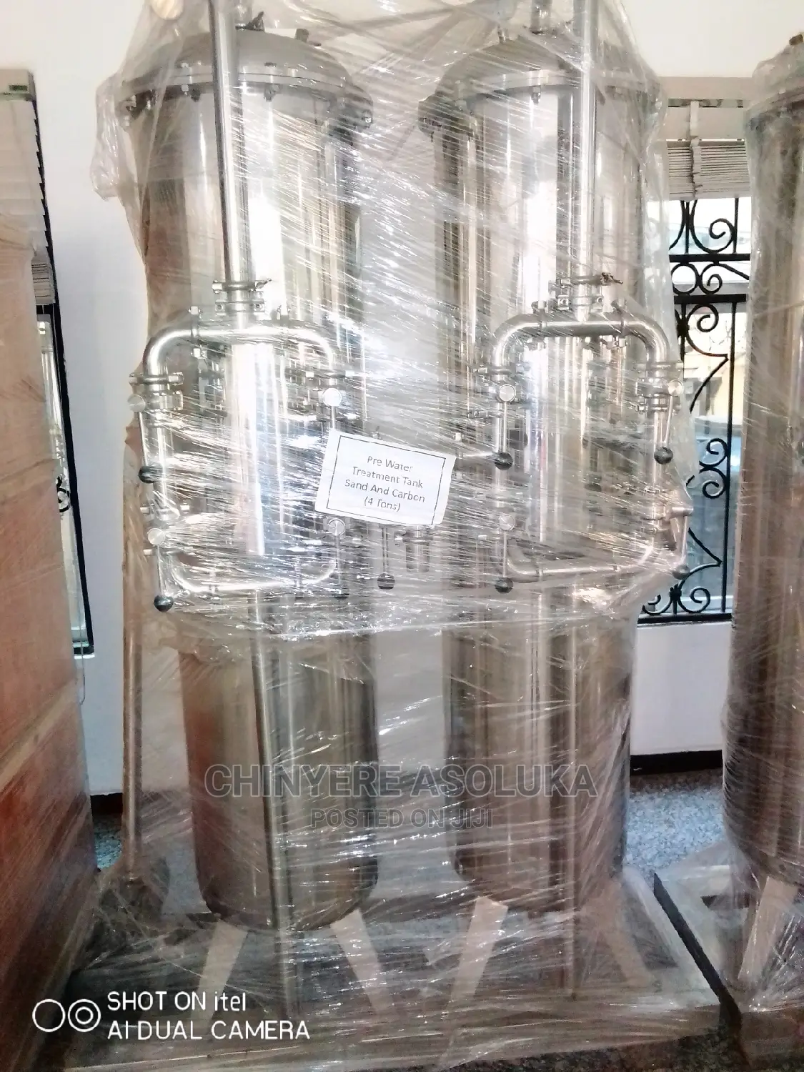 3tons Pre Water Treatment Tank.