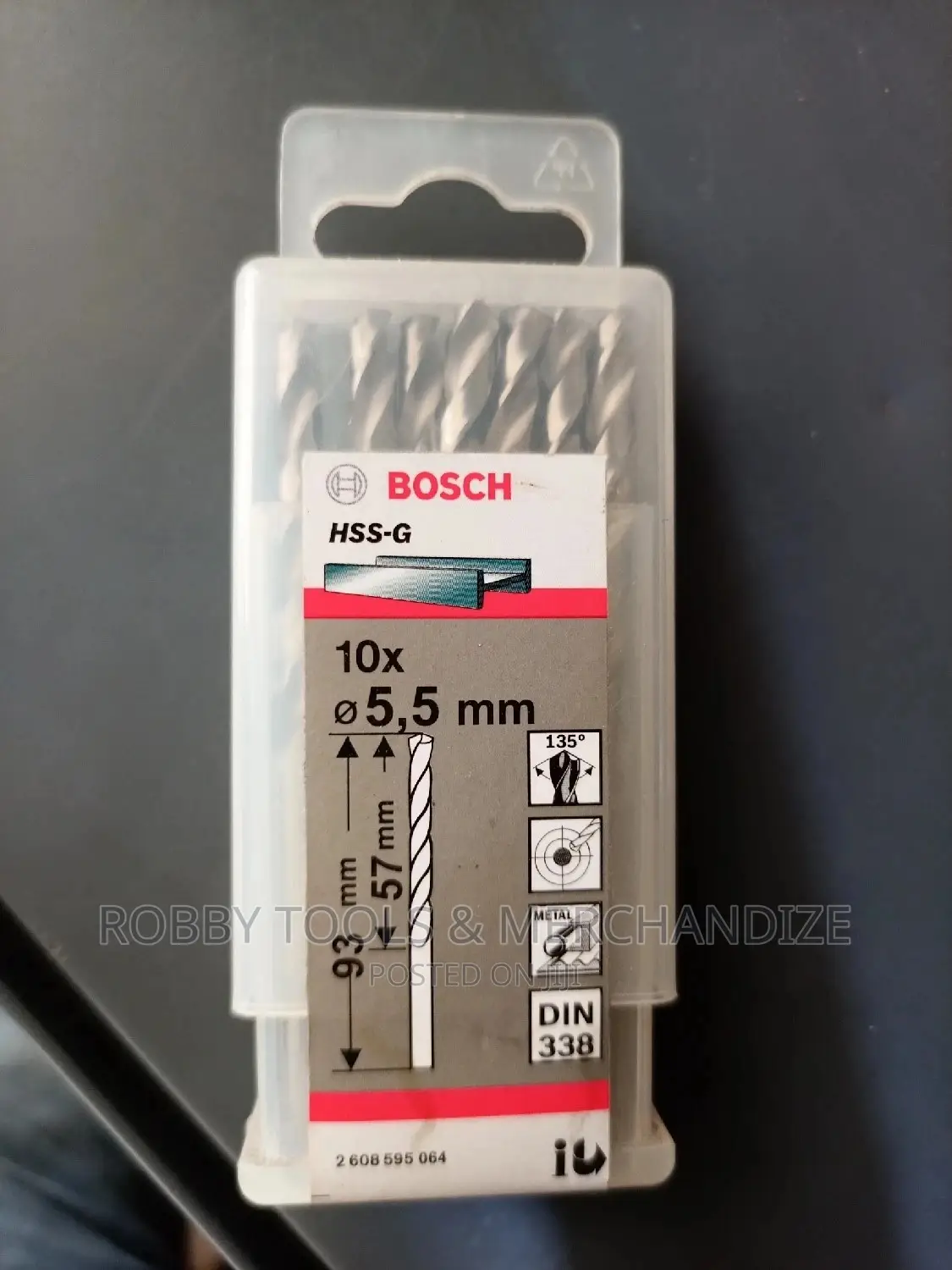Bosch Drilling Bit 5.5mm X10 (Set)