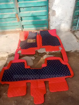 Black and Red Foot Mat