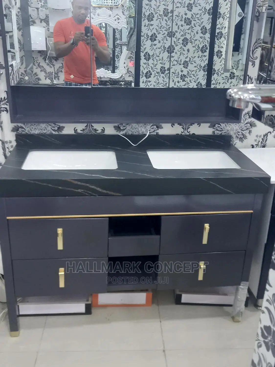 Marble Top Dinning Cabinets.