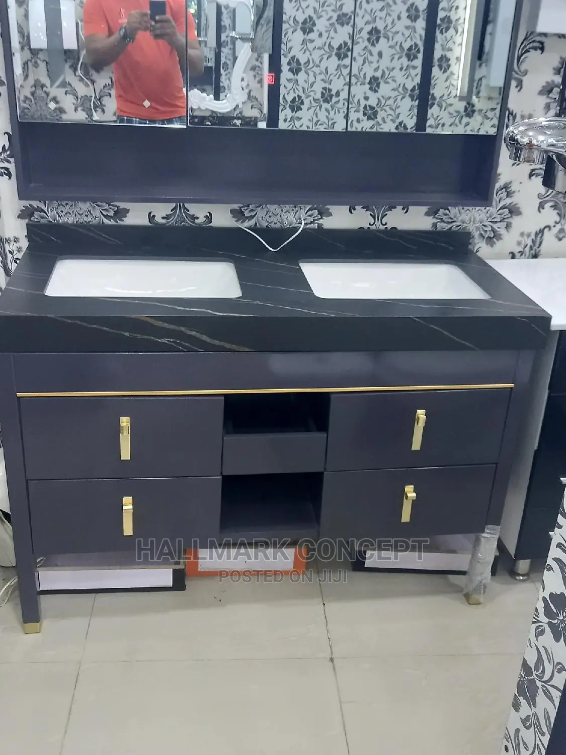 Marble Top Dinning Cabinets.