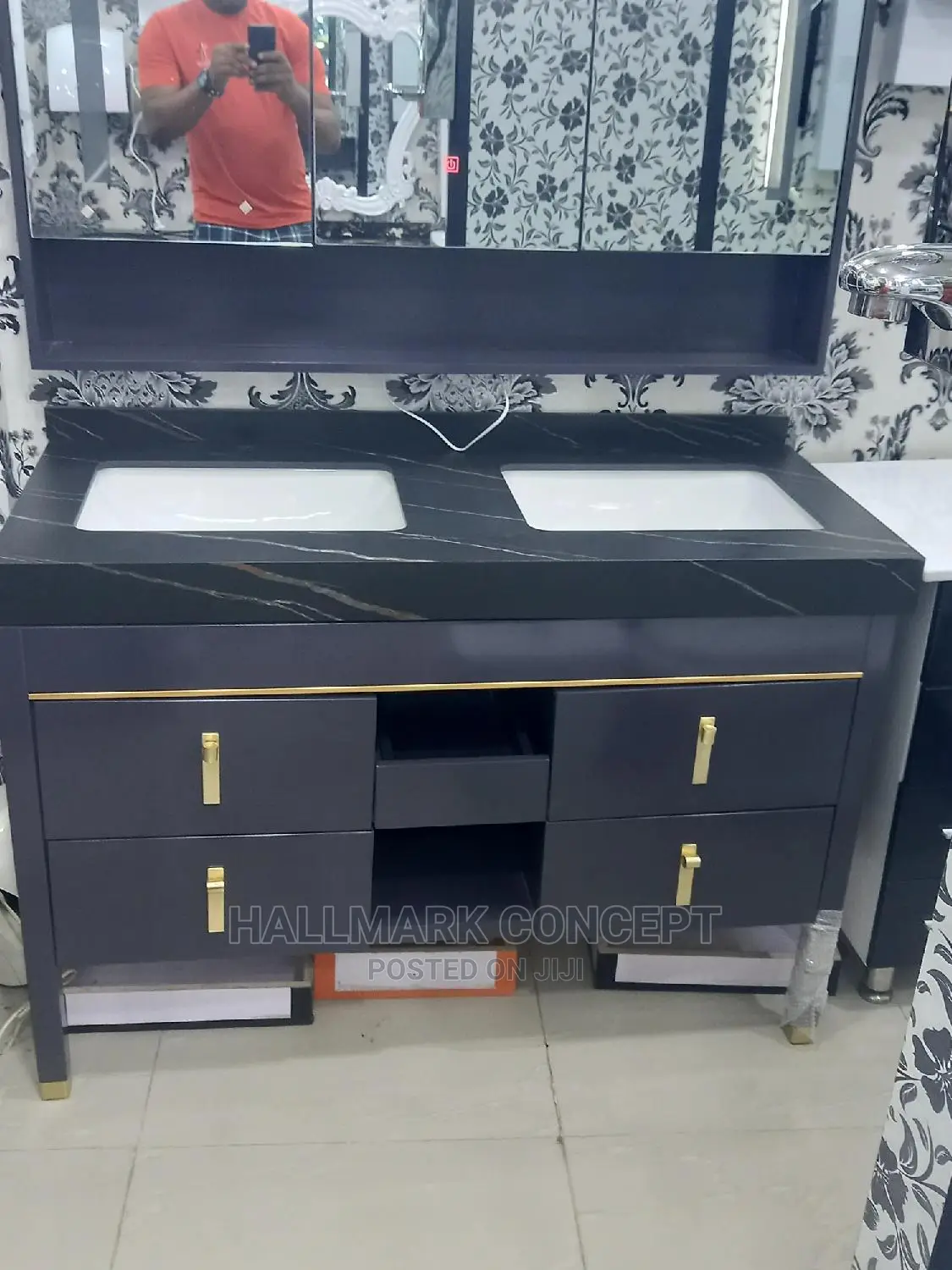 Marble Top Dinning Cabinets.