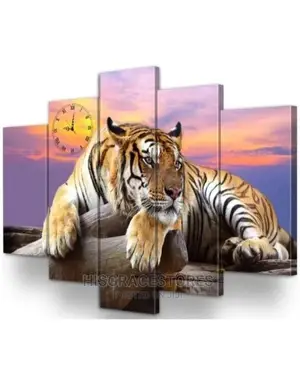 Tiger Design Decorative Wall Canvas Frame