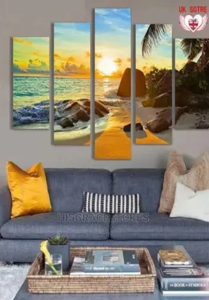 Sunset Decorative Wall Canvas Frame