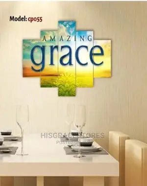 Amazing Grace Decorative Wall Canvas Frame