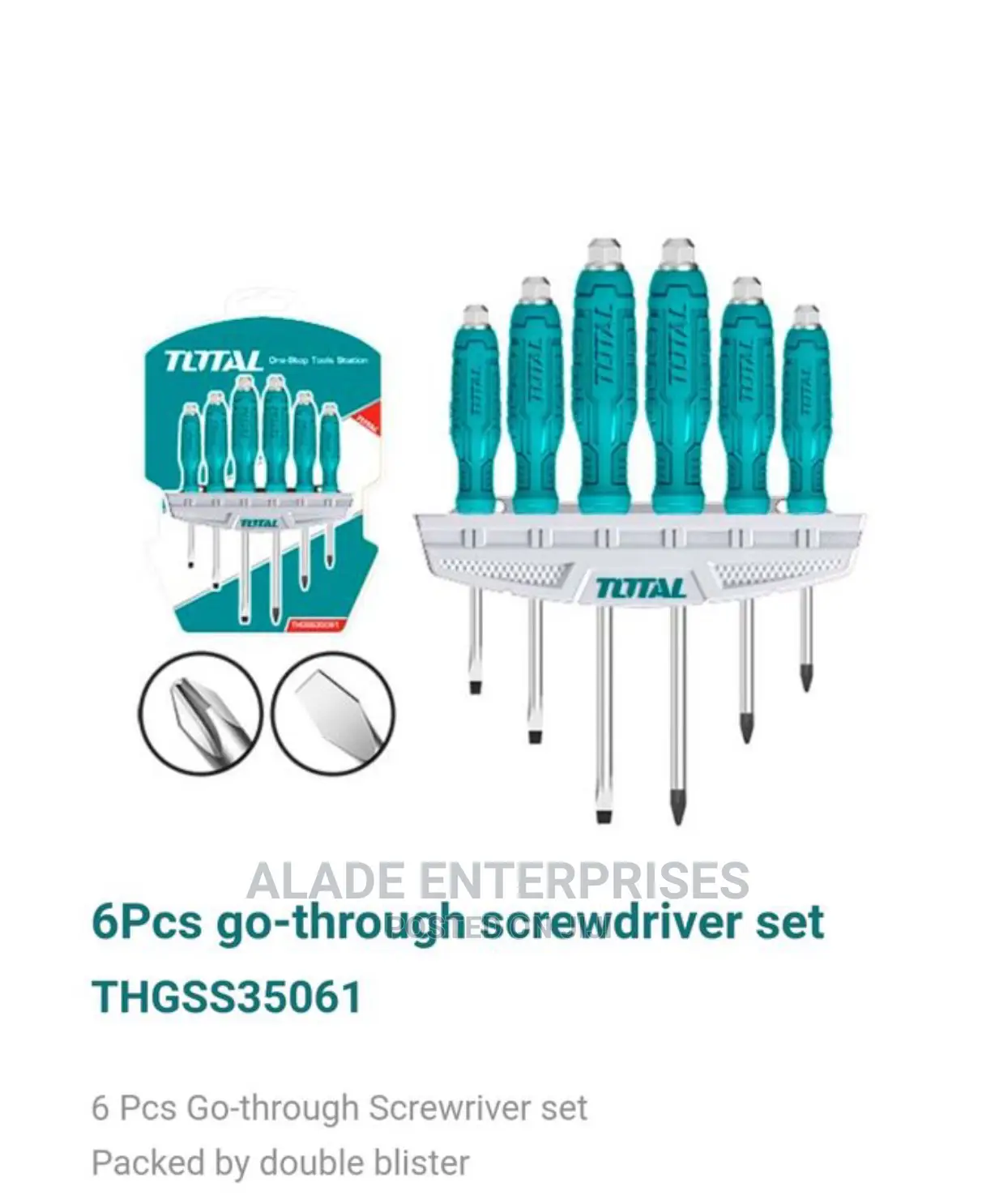 Total 6 Pcs Mechanical Screwdriver Set