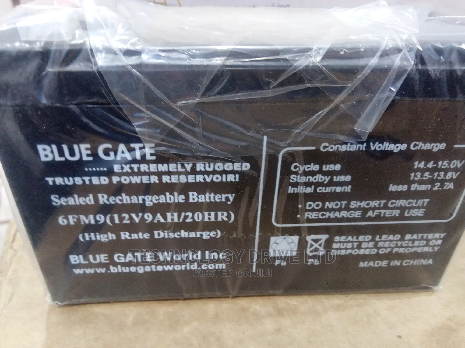 Bluegate Battery 9ah/12v