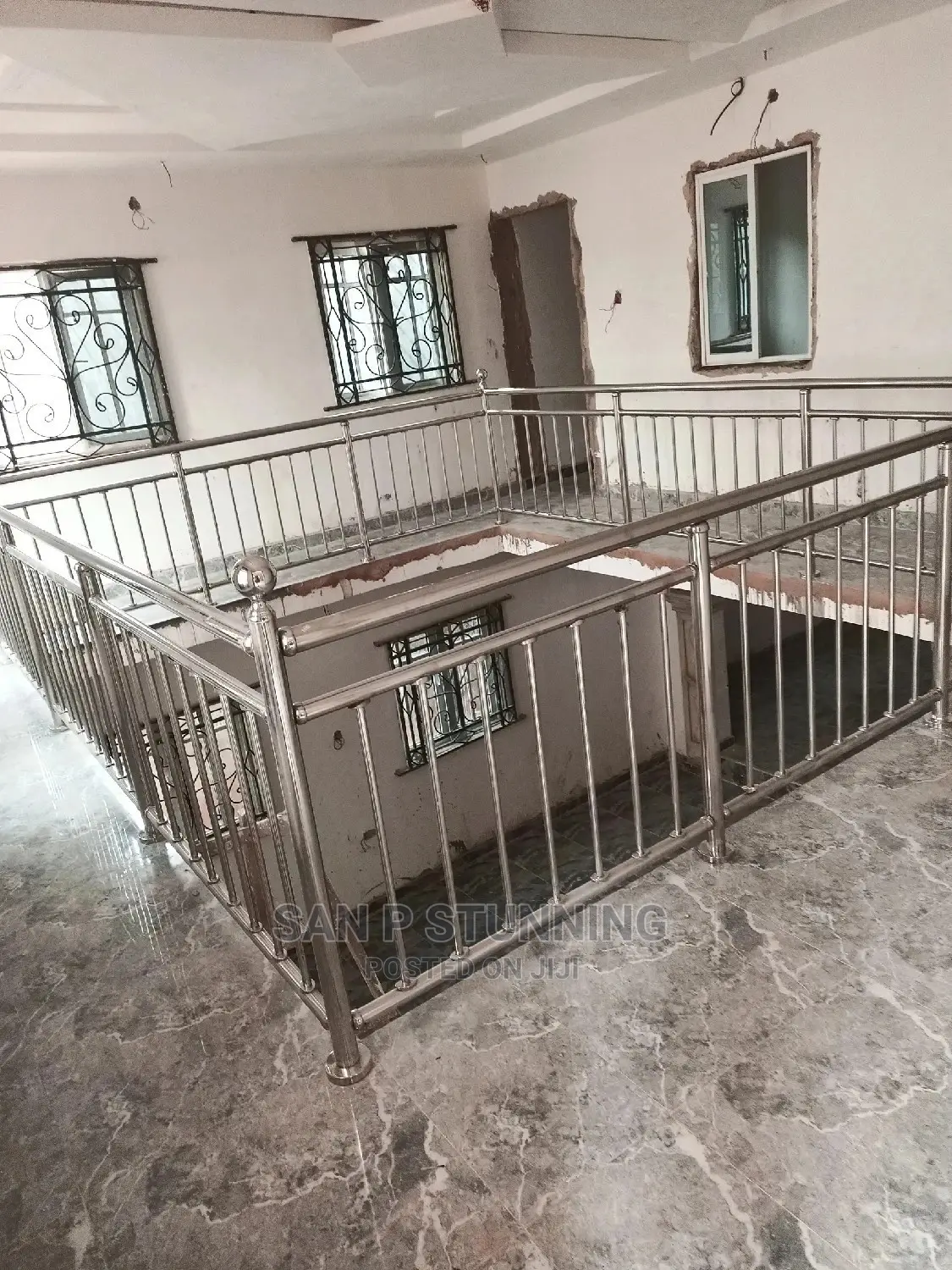 Stainless Handrail on Void