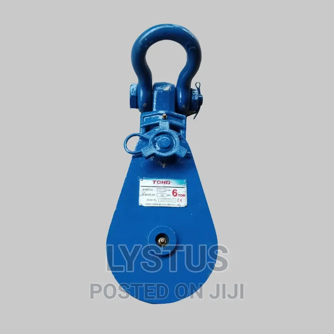 6ton Toho Snatch Block, Heacy Duty Shackle Type