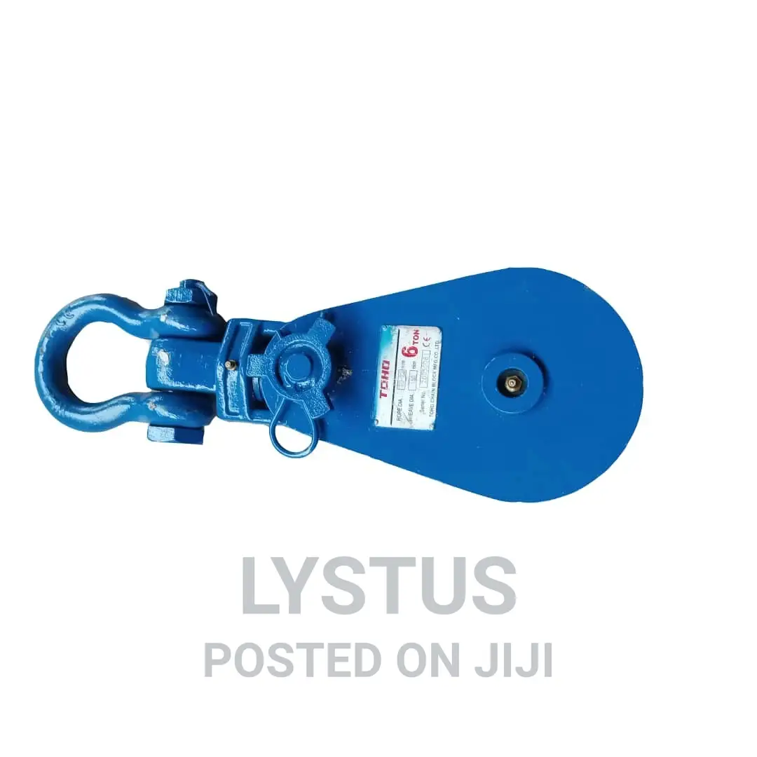 6ton Toho Snatch Block, Heacy Duty Shackle Type