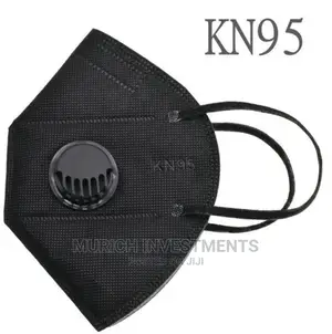 Disposable Black KN95 Respirator Face Masks - Pack Of 10pcs