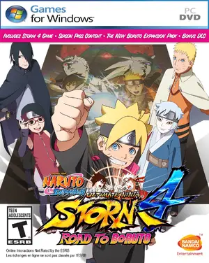 Naruto Ultimate Ninja Storm 4 DVD Game Discs for PC Laptop