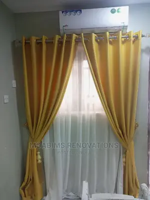 Yellow Italian Curtain Fabric