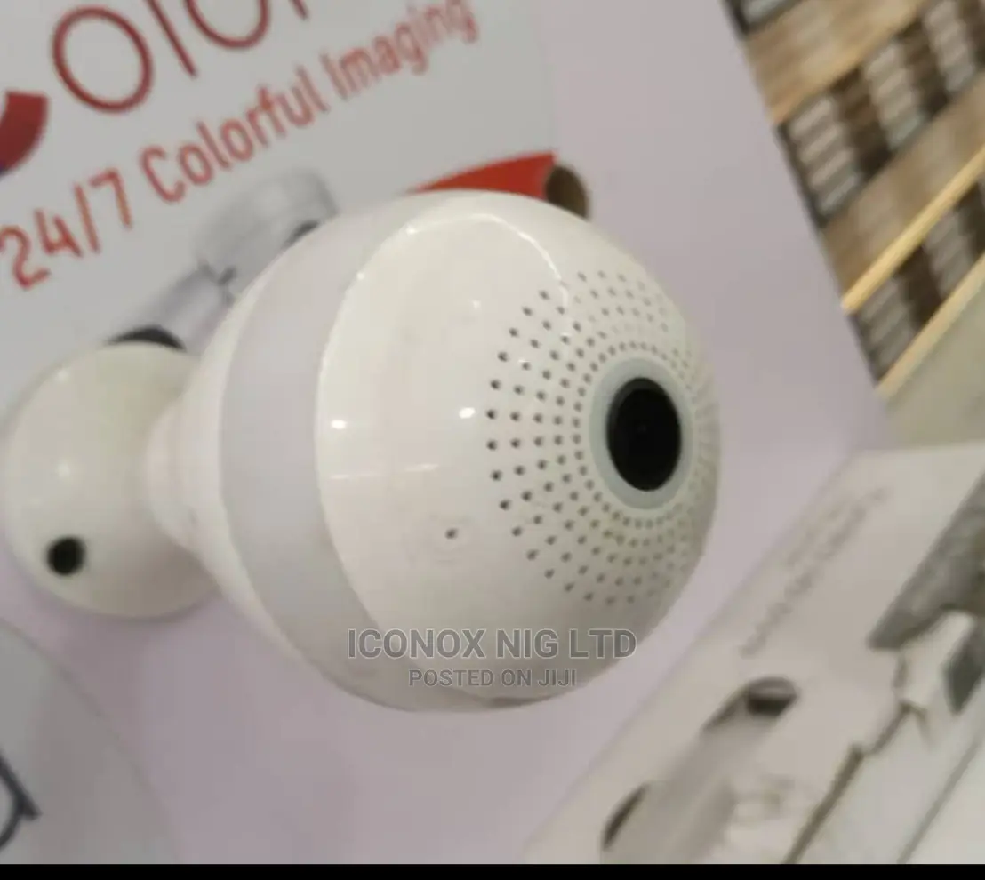 Tuya 360 Wifi Hidden Camera Light Bulb , Motion Night Camera